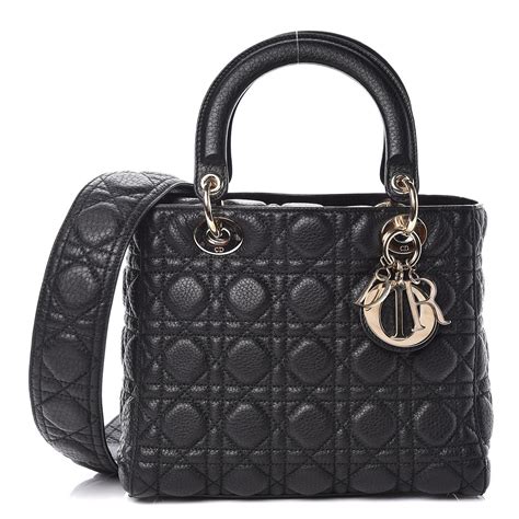 lady dior medium supple grained calfskin|medium lady dior bag.